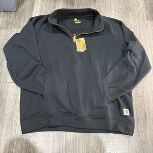 Carhartt Black Quarter-Zip Sweatshirt